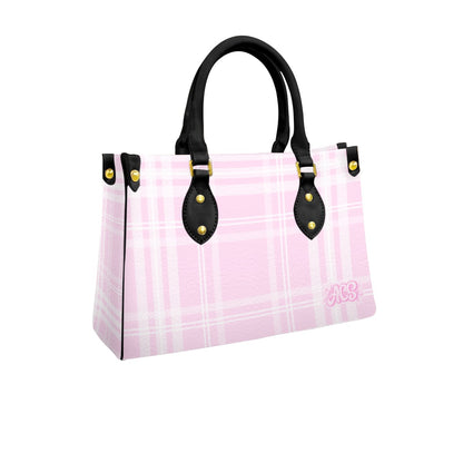 Women's Tote Bag - PINK PLAID