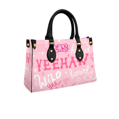 Women's Tote Bag - PINK WORD CHAOS